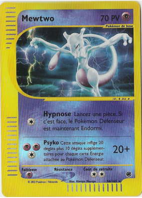 Carte Pokémon Mewtwo 56/165 Rare Expedition