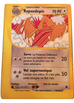 Carte Pokémon Rapasdepic 45/165 Rare Expedition