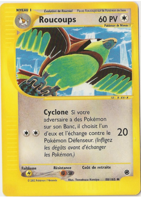 Carte Pokémon Roucoups 88/165 Peu commune Expedition