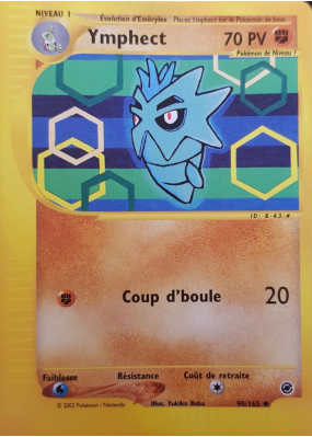Carte Pokémon Ymphect 90/165 Peu commune Expedition