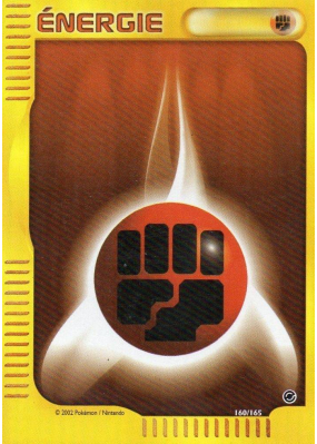 Carte Pokémon Énergie Combat 160/165 Aucune Expedition