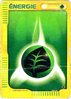 Carte Pokémon Énergie Plante 162/165 Commune Expedition
