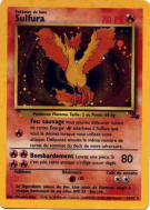 Carte Pokémon Sulfura 12/62 Holographique Fossile (JCC)