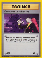 Carte Pokémon Giovanni's Last Resort 105/132 Rare Gym Challenge