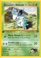 Carte Pokémon Giovanni's Nidoran ♀ 75/132 Commune Gym Challenge
