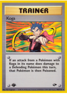 Carte Pokémon Koga 106/132 Rare Gym Challenge