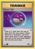 Carte Pokémon Master Ball 116/132 Peu commune Gym Challenge