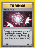 Carte Pokémon Max Revive 117/132 Peu commune Gym Challenge