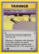 Carte Pokémon Viridian City Gym 123/132 Peu commune Gym Challenge