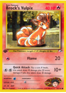 Carte Pokémon Brock's Vulpix 73/132 Commune Gym Heroes
