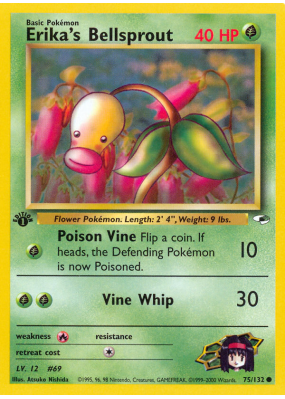 Carte Pokémon Erika's Bellsprout 75/132 Commune Gym Heroes