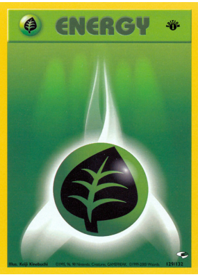 Carte Pokémon Grass Energy 129/132 Aucune Gym Heroes