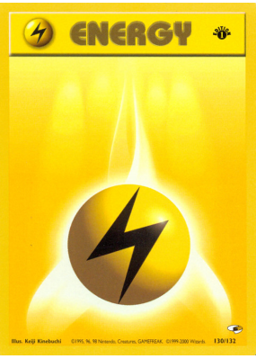 Carte Pokémon Lightning Energy 130/132 Aucune Gym Heroes