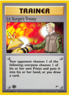 Carte Pokémon Lt. Surge's Treaty 112/132 Peu commune Gym Heroes