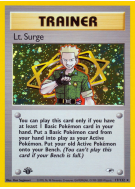 Carte Pokémon Lt. Surge 17/132 Holographique Gym Heroes