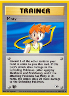 Carte Pokémon Misty 102/132 Rare Gym Heroes