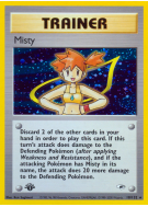Carte Pokémon Misty 18/132 Holographique Gym Heroes