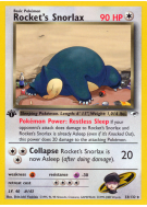 Carte Pokémon Rocket's Snorlax 33/132 Rare Gym Heroes