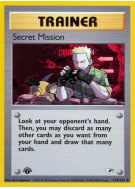 Carte Pokémon Secret Mission 118/132 Peu commune Gym Heroes