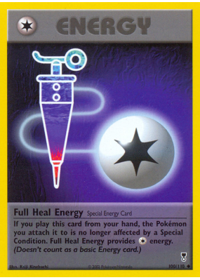 Carte Pokémon Full Heal Energy 100/110 Peu commune Legendary Collection