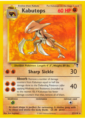 Carte Pokémon Kabutops 27/110 Rare Legendary Collection