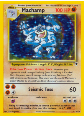Carte Pokémon Machamp 15/110 Holographique Legendary Collection