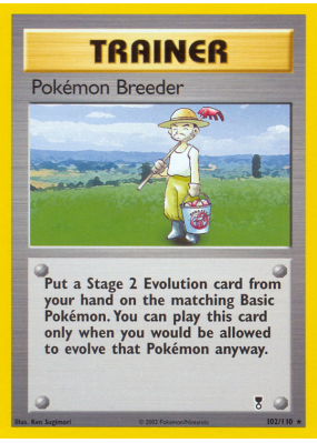 Carte Pokémon Pokémon Breeder 102/110 Rare Legendary Collection