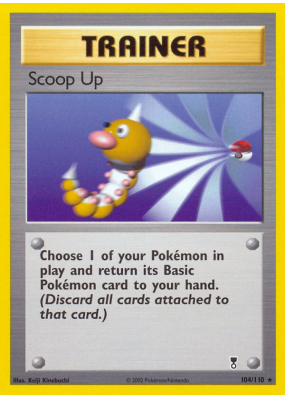 Carte Pokémon Scoop Up 104/110 Rare Legendary Collection