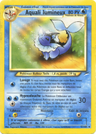 Carte Pokémon Aquali lumineux 52/105 Peu commune Neo Destiny