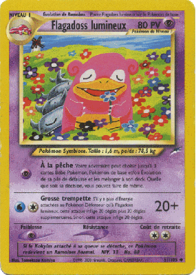 Carte Pokémon Flagadoss lumineux 51/105 Peu commune Neo Destiny