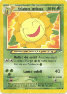Carte Pokémon Heliatronc lumineux 72/105 Commune Neo Destiny
