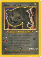 Carte Pokémon Steelix brillant 112/105 Ultra Rare Neo Destiny