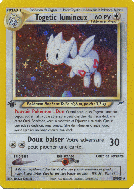 Carte Pokémon Togetic lumineux 15/105 Holographique Neo Destiny
