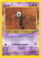 Carte Pokémon Zarbi L 86/105 Commune Neo Destiny