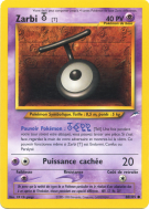 Carte Pokémon Zarbi T 88/105 Commune Neo Destiny