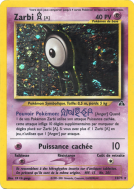 Carte Pokémon Zarbi A 14/75 Holographique Neo Discovery