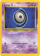 Carte Pokémon Zarbi D 47/75 Peu commune Neo Discovery