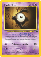 Carte Pokémon Zarbi E 67/75 Commune Neo Discovery