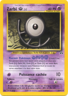 Carte Pokémon Zarbi U 51/75 Peu commune Neo Discovery