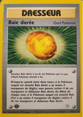 Carte Pokémon Baie dorée 93/111 Peu commune Neo Genesis