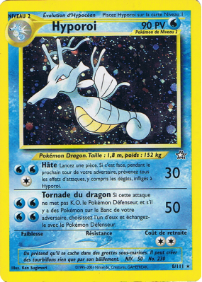 Carte Pokémon Hyporoi 8/111 Holographique Neo Genesis