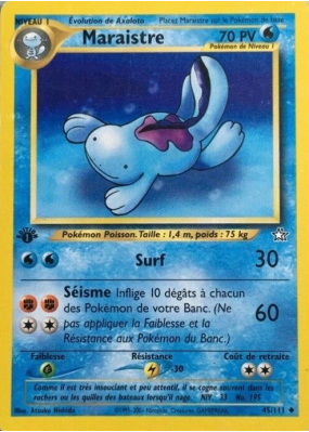 Carte Pokémon Maraistre 45/111 Peu commune Neo Genesis