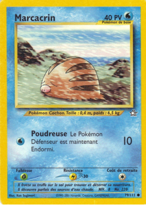 Carte Pokémon Marcacrin 79/111 Commune Neo Genesis