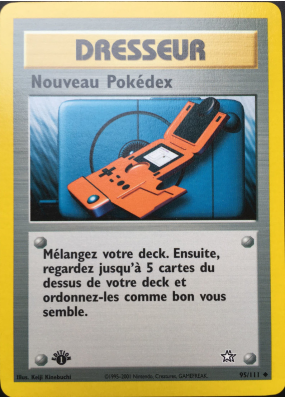 Carte Pokémon Nouveau Pokédex 95/111 Peu commune Neo Genesis
