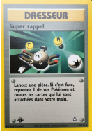 Carte Pokémon Super rappel 98/111 Peu commune Neo Genesis