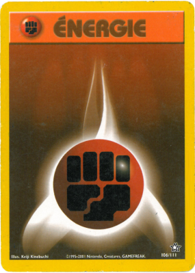 Carte Pokémon Énergie Combat 106/111 Aucune Neo Genesis