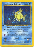 Carte Pokémon Magicarpe Brillant 66/64 Ultra Rare Neo Revelation