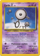 Carte Pokémon Zarbi B 39/64 Peu commune Neo Revelation