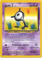 Carte Pokémon Zarbi Y 40/64 Peu commune Neo Revelation