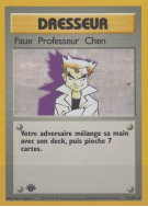 Carte Pokémon Faux Professeur Chen 73/102 Rare Set de Base